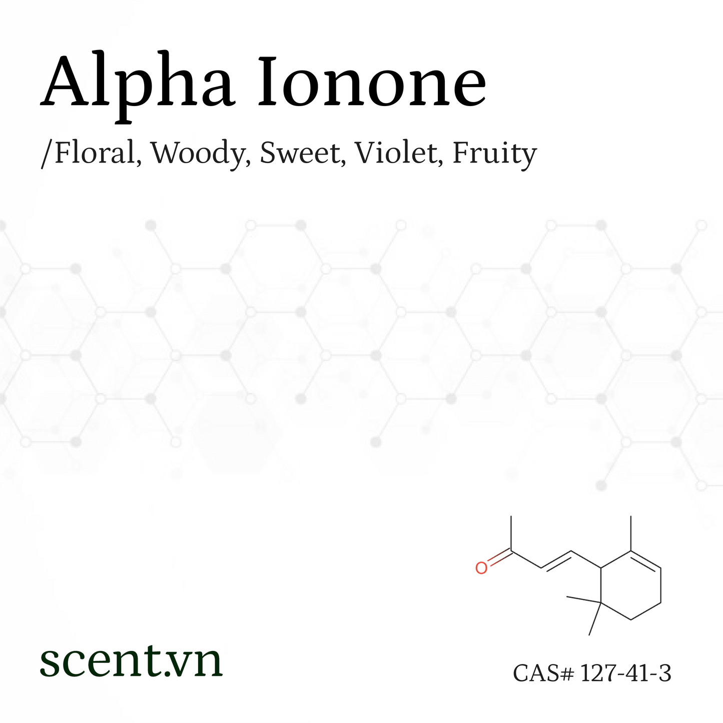 Chất thơm Alpha Ionone CAS# 127-41-3