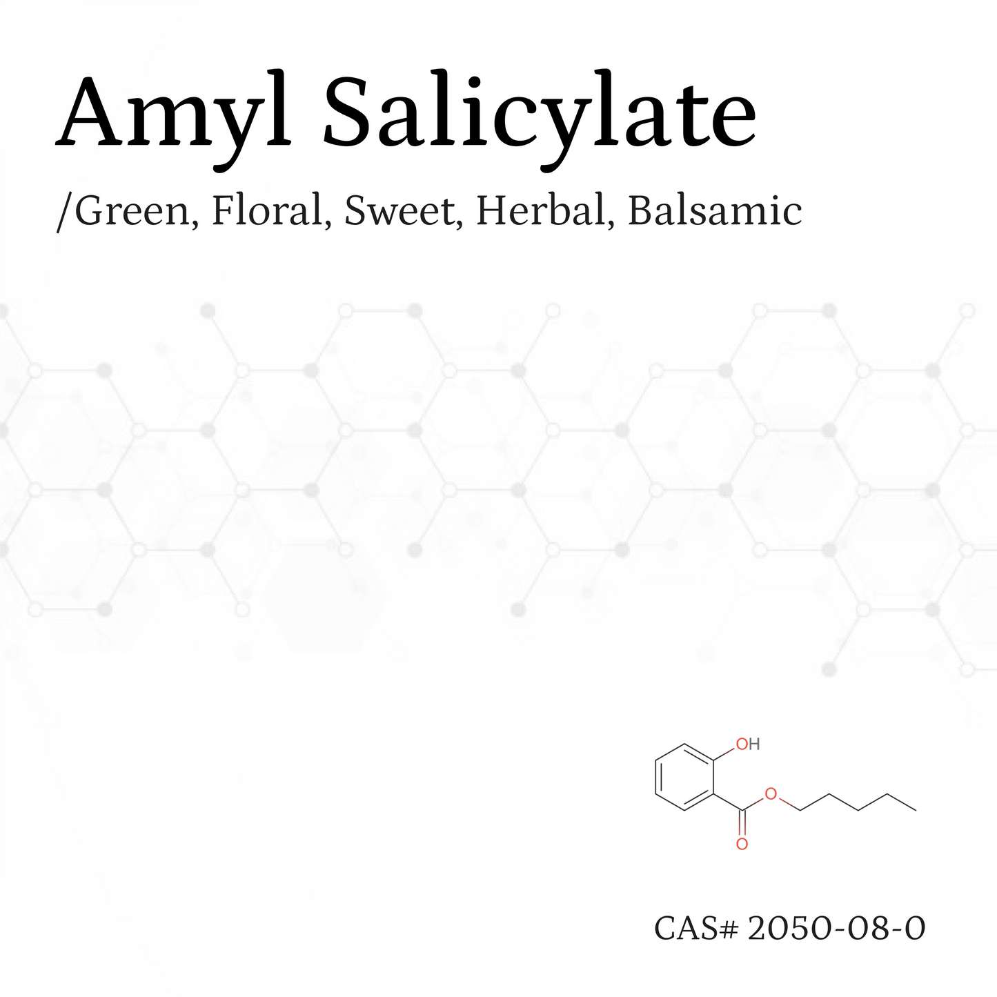 Chất thơm Amyl Salicylate CAS# 2050-08-0