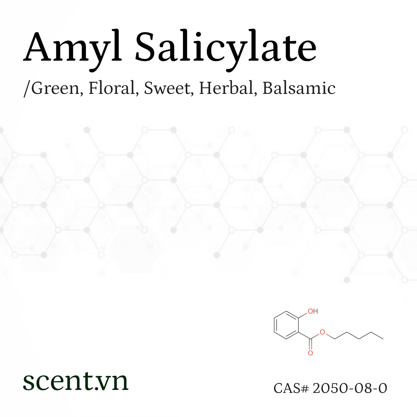 Chất thơm Amyl Salicylate CAS# 2050-08-0