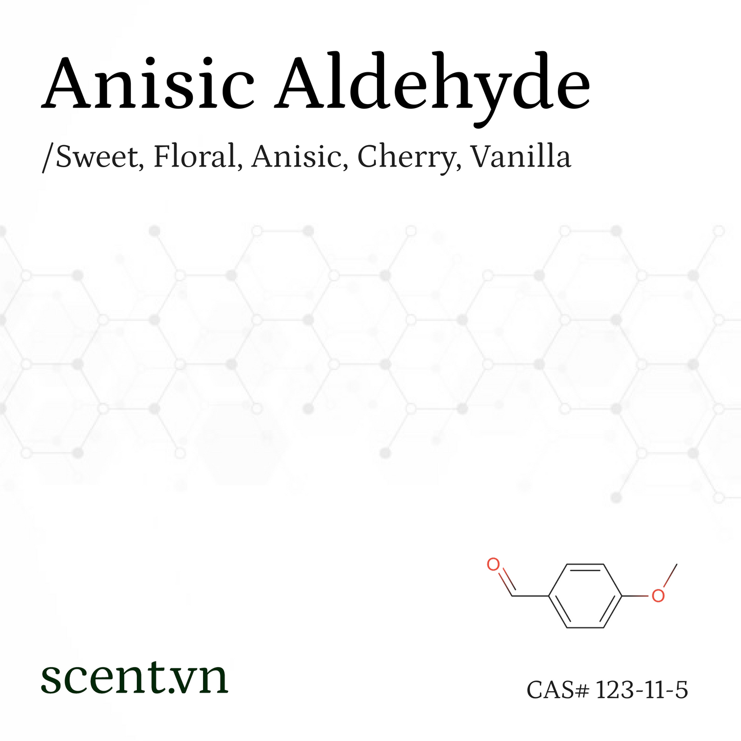 Chất thơm Anisic Aldehyde CAS# 123-11-5