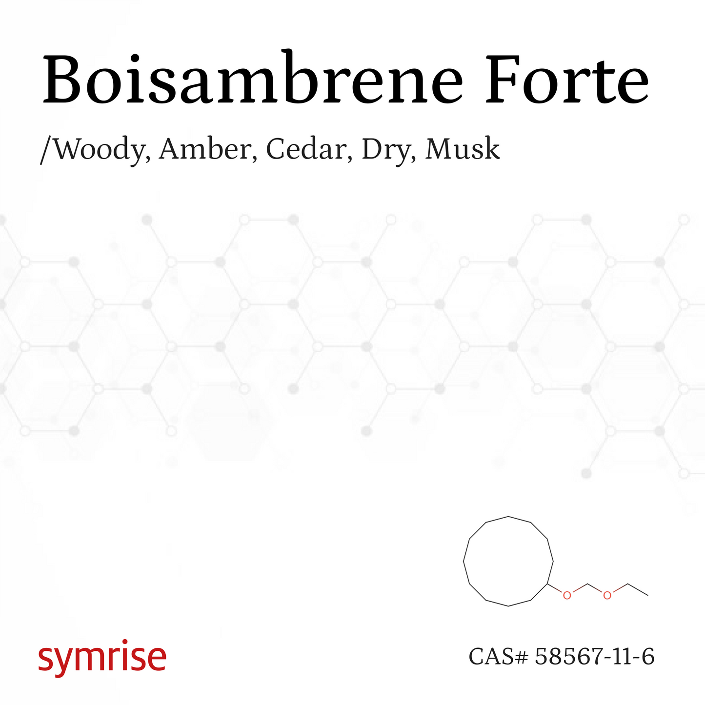 Boisambrene Forte aka. Amber Decane alt. Amberwood F Aroma Chemical CAS# 58567-11-6