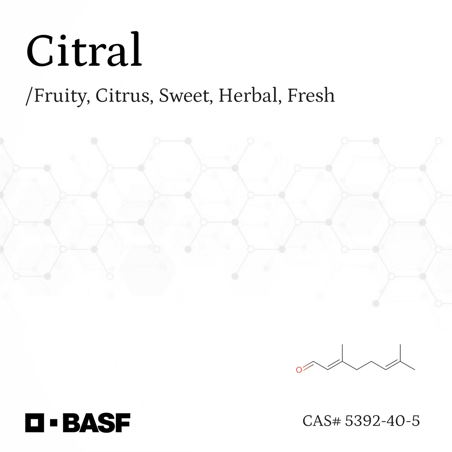 Chất thơm Citral CAS# 5392-40-5
