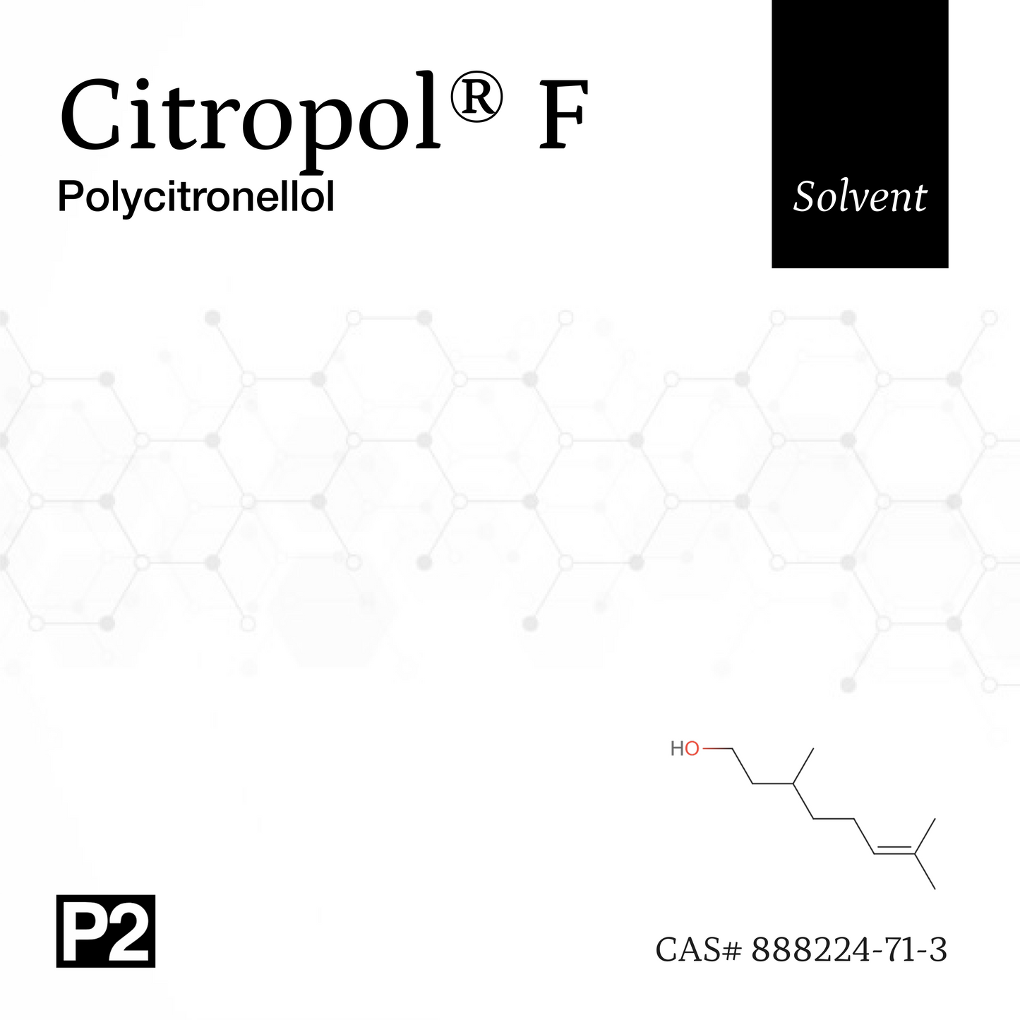 Citropol® F aka. Polycitronellol chất lưu hương tự nhiên CAS# 888224-71-3