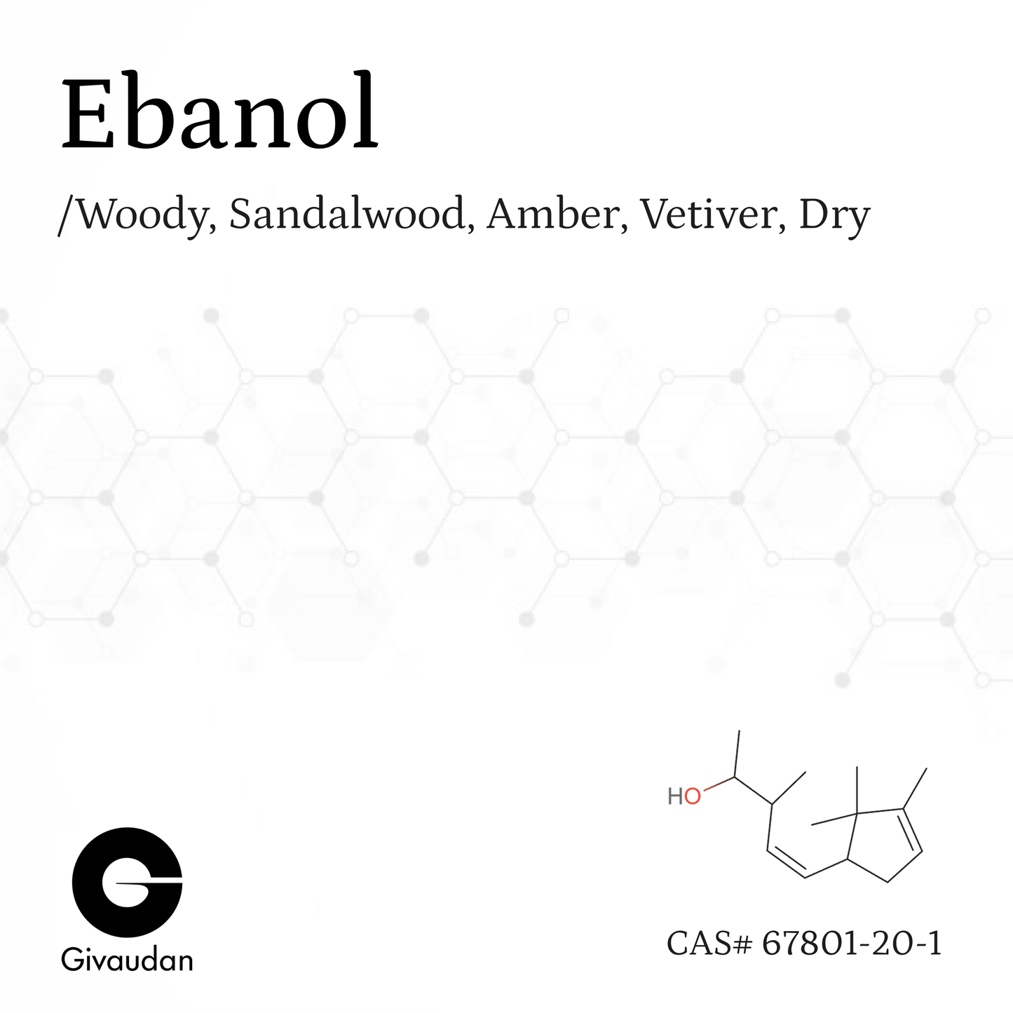 Chất thơm Ebanol CAS# 67801-20-1