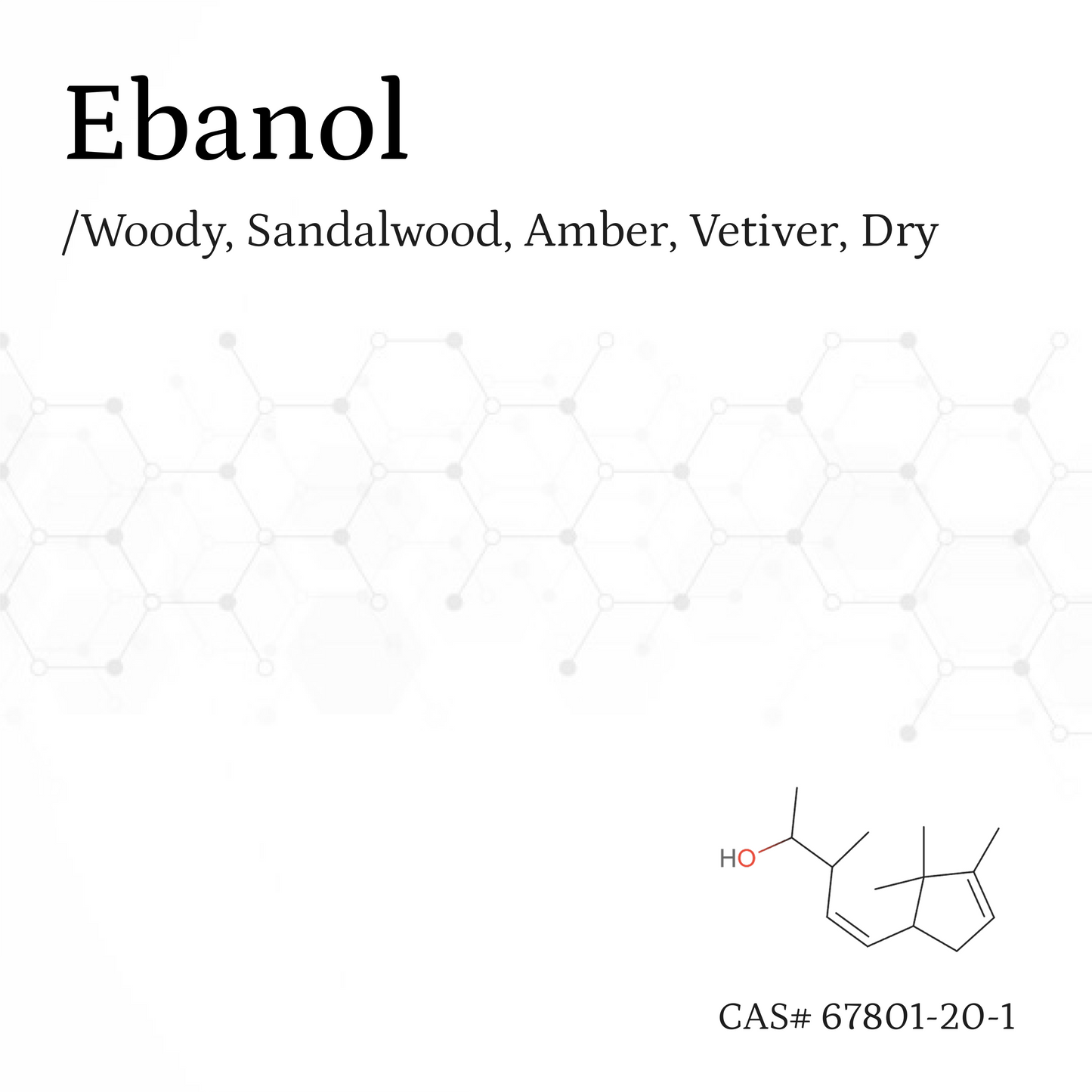 Chất thơm Ebanol CAS# 67801-20-1