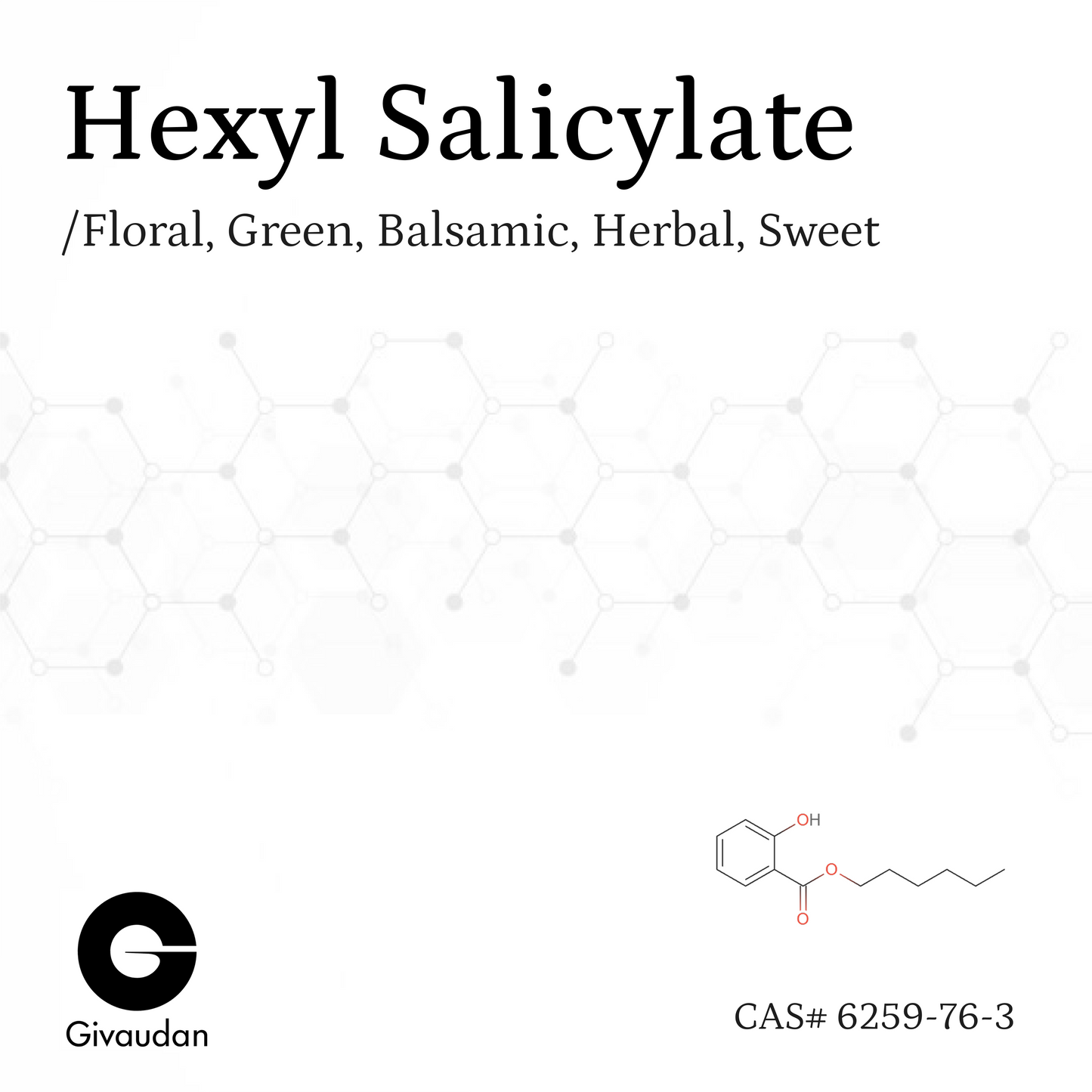 Chất thơm Hexyl Salicylate CAS# 6259-76-3