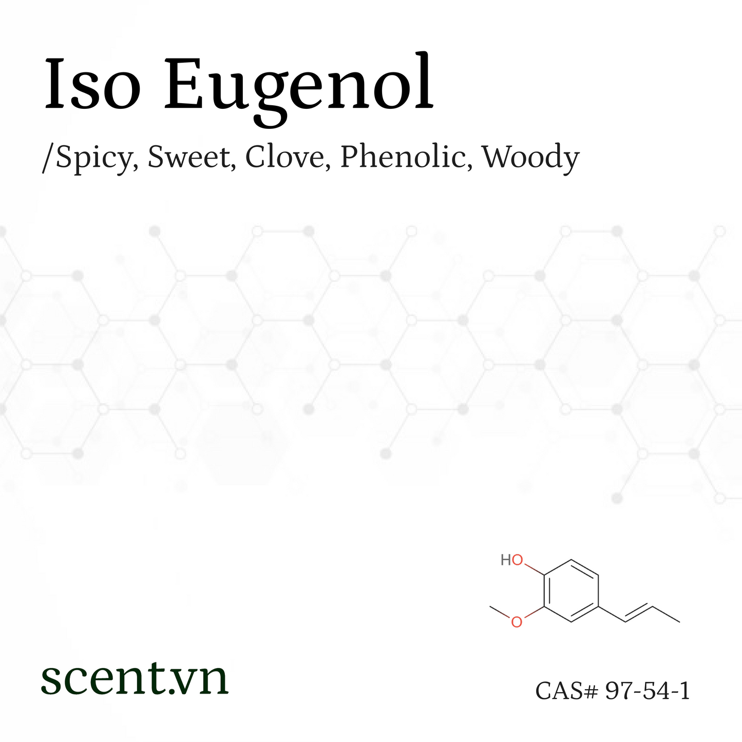Chất thơm Iso Eugenol CAS# 97-54-1