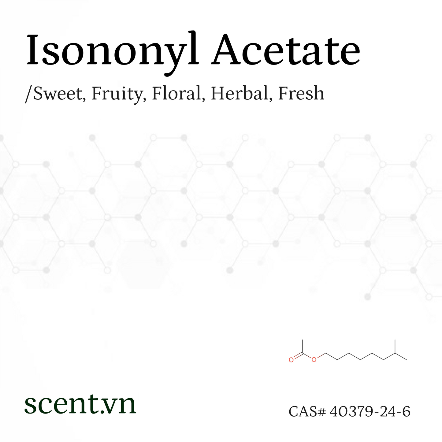 Isononyl Acetate Aroma Chemical CAS# 40379-24-6 / 58430-94-7