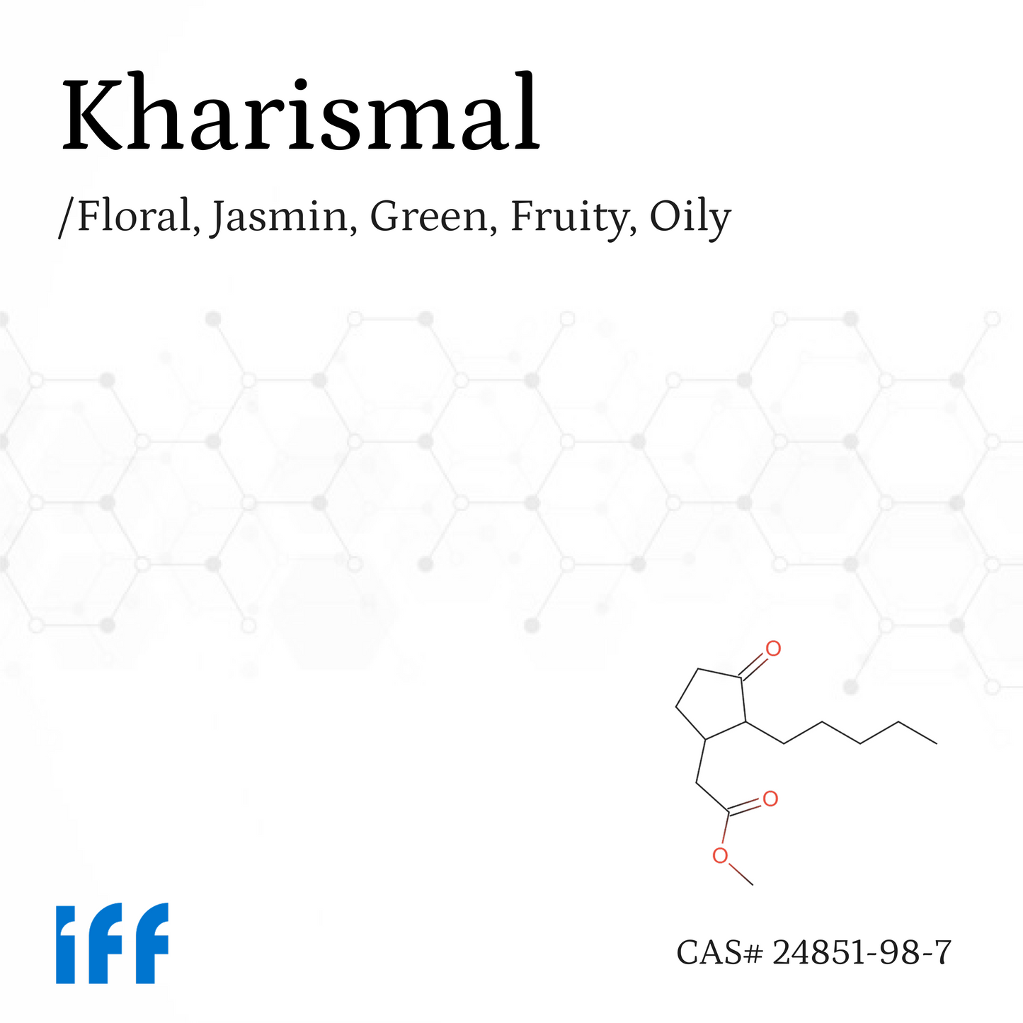 Kharismal alt. Hedione HC High Cis Aroma Chemical CAS# 24851-98-7
