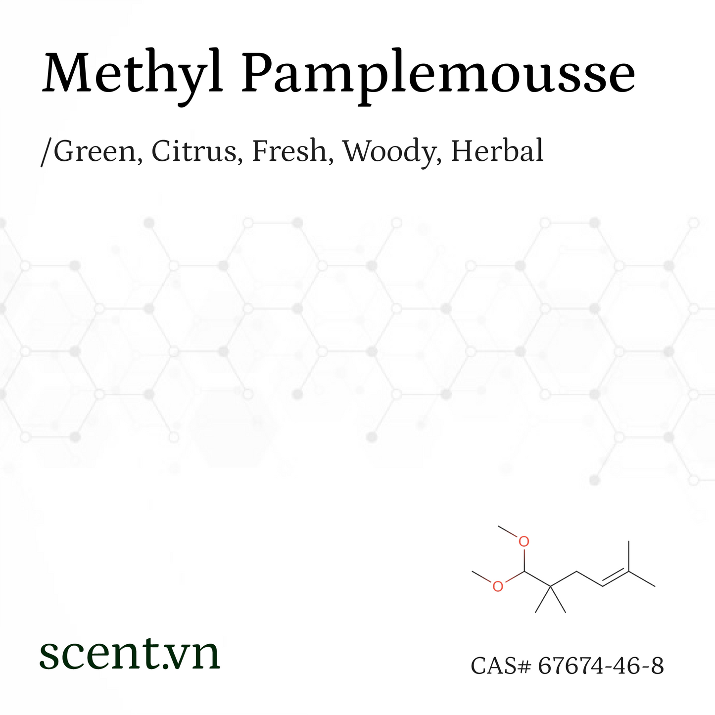 Chất thơm Methyl Pamplemousse aka. Grapefruit Acetal CAS# 67674-46-8
