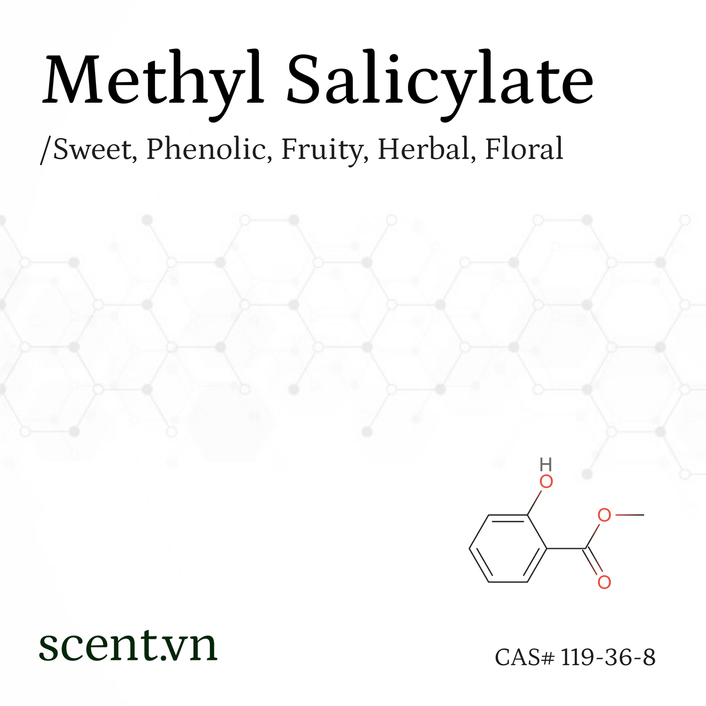 Chất thơm Methyl Salicylate CAS# 119-36-8