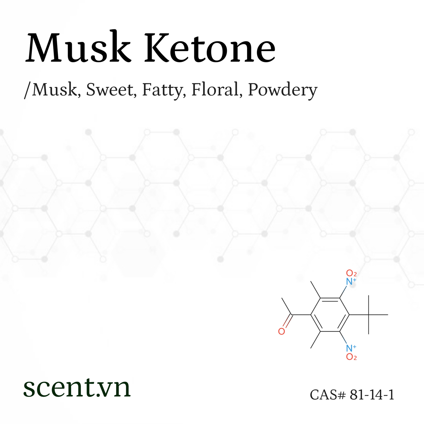 Chất thơm Musk Ketone CAS# 81-14-1