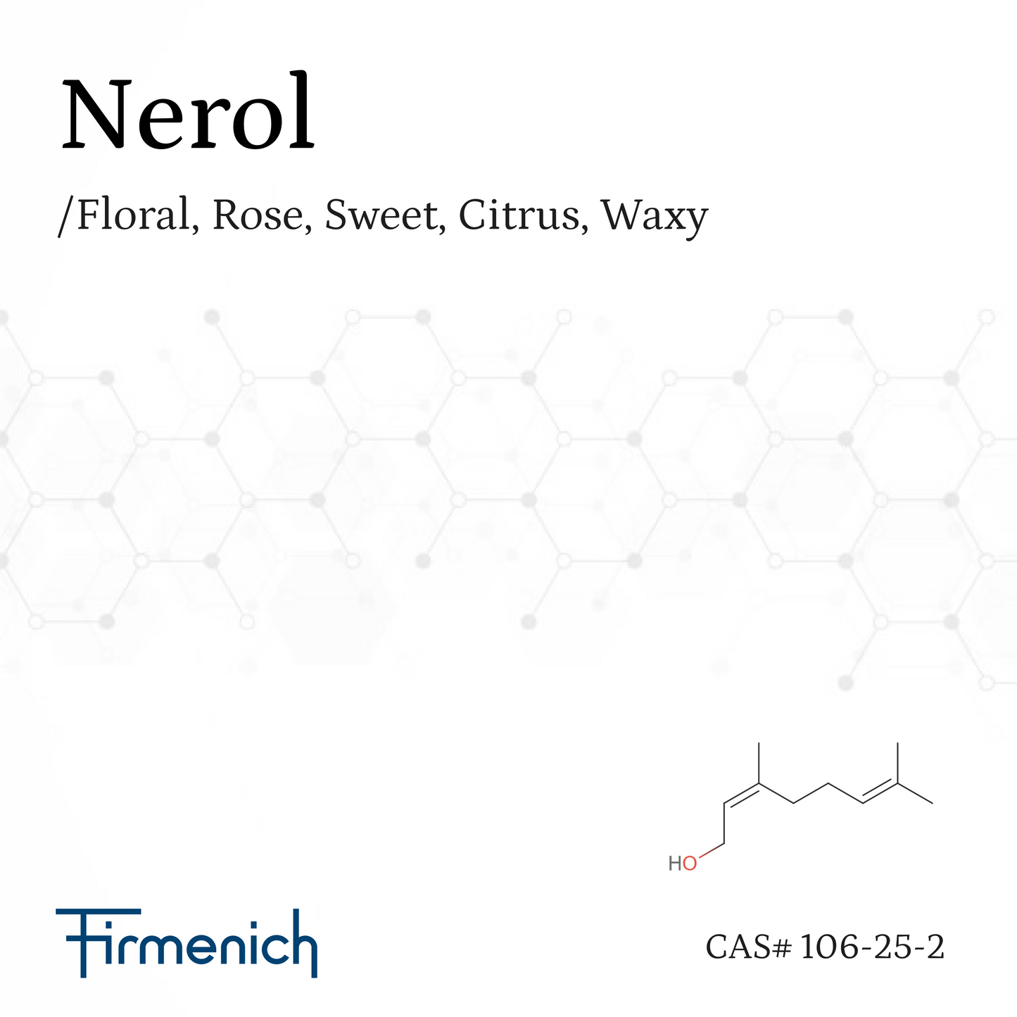 Nerol Aroma Chemical CAS# 106-25-2
