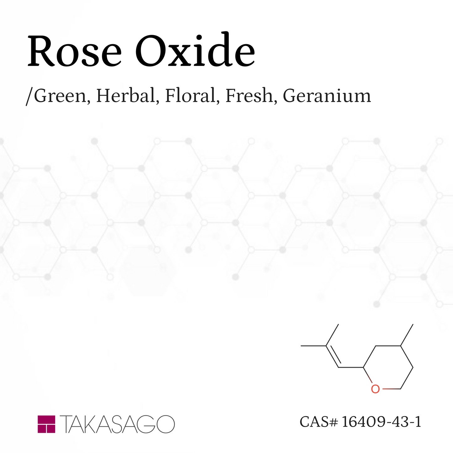 Chất thơm Rose Oxide CAS# 16409-43-1