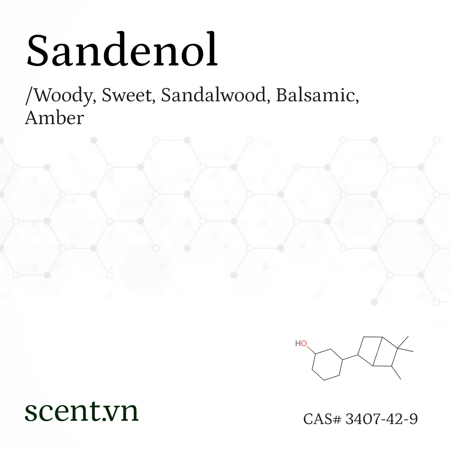 Chất thơm Sandenol aka. Sandal Hexanol alt. Sandela CAS# 3407-42-9