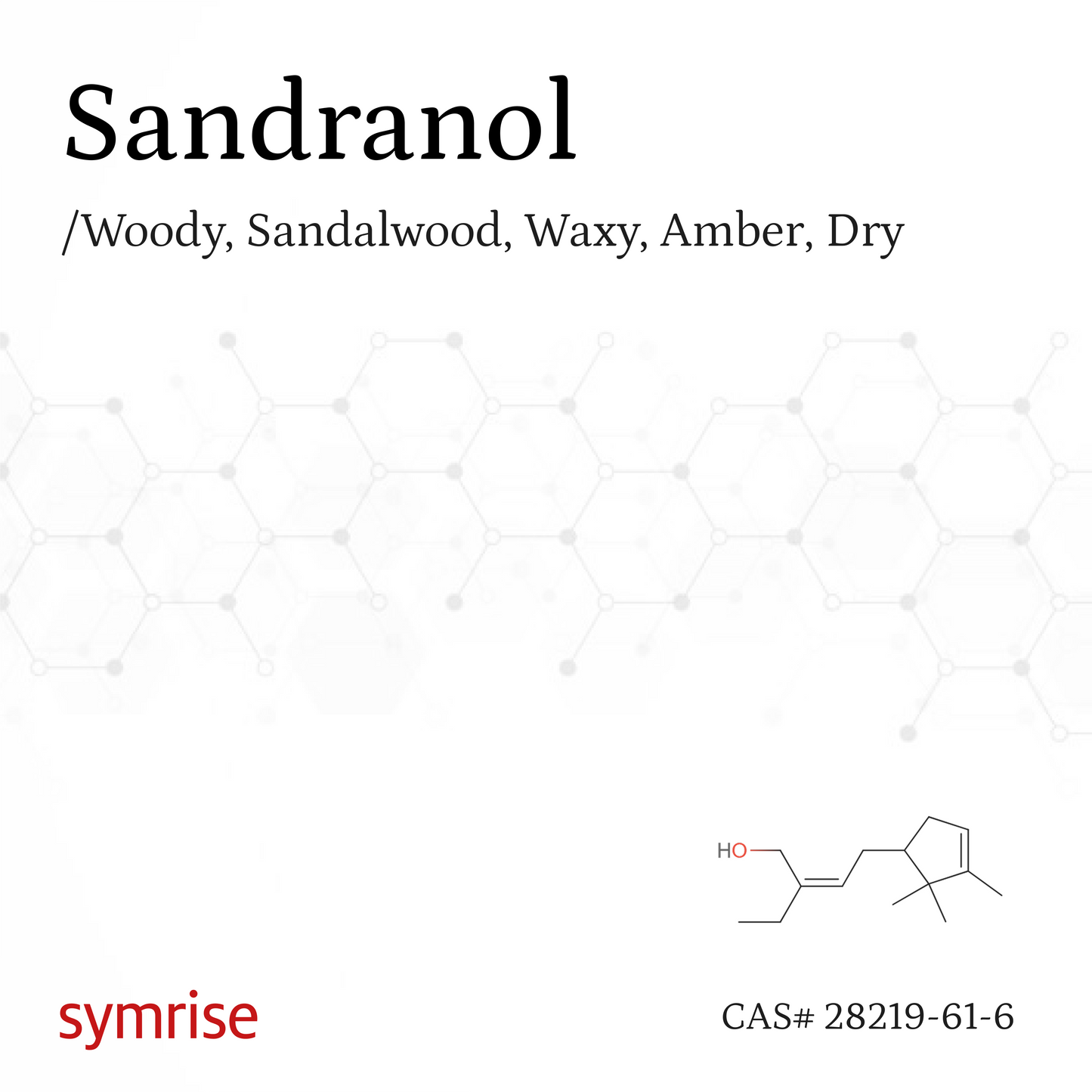 Chất thơm Sandranol a.k.a. Sandacanol alt. Bacdanol CAS# 28219-61-6