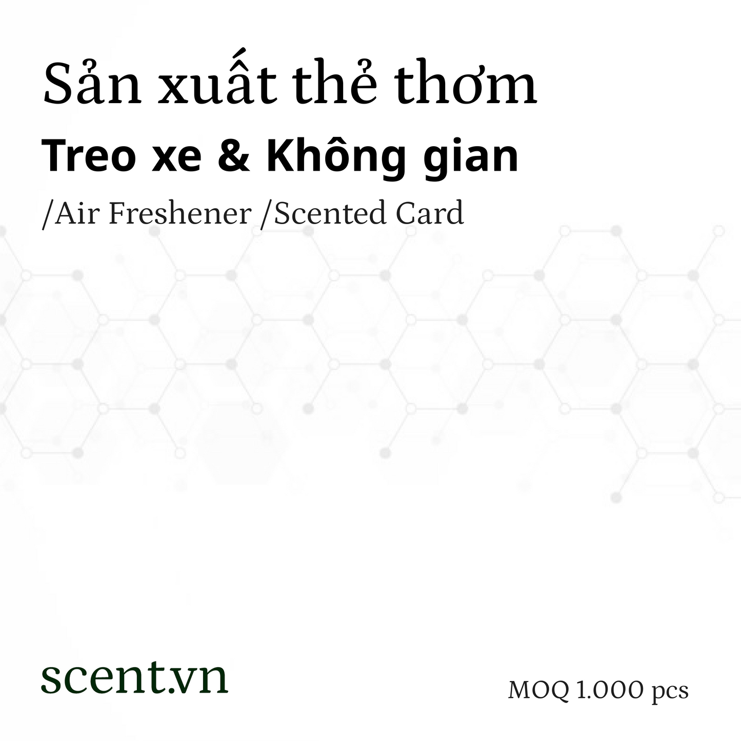 Dịch vụ sản xuất thẻ thơm