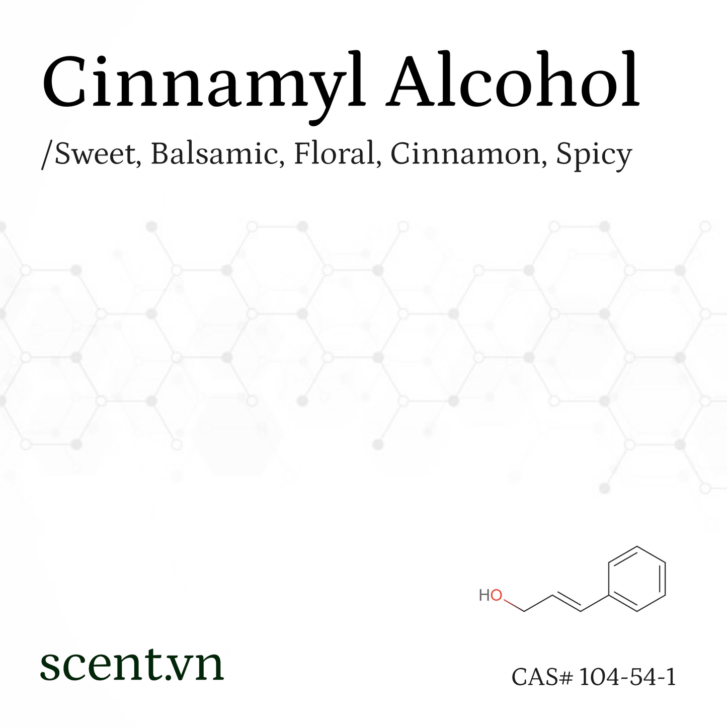 Chất thơm Cinnamyl Alcohol CAS# 104-54-1
