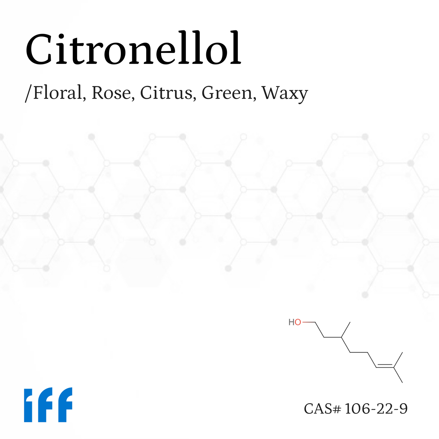 Chất thơm Citronellol 950 CAS# 106-22-9