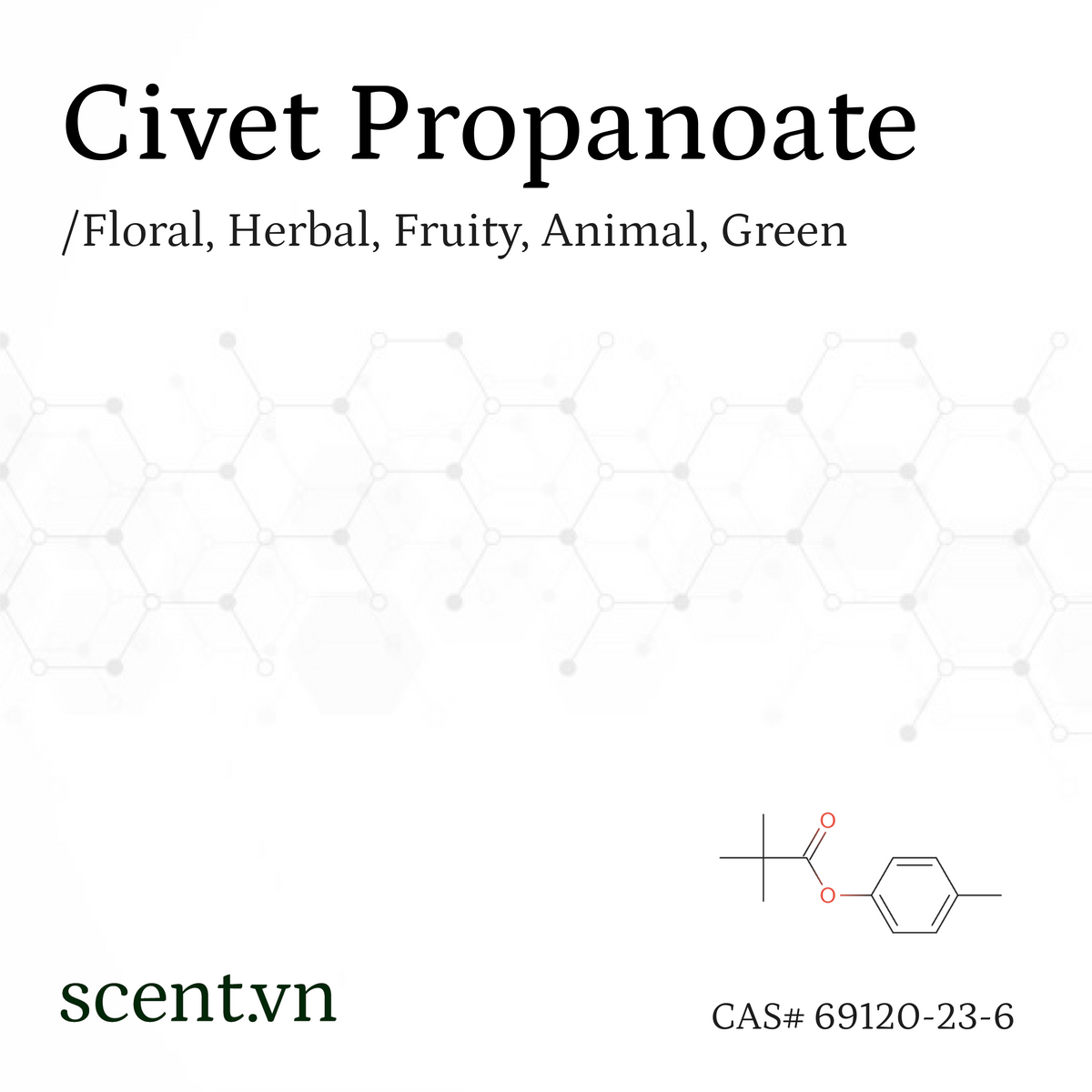 Civet Propanoate Aroma Chemical CAS# 69120-23-6