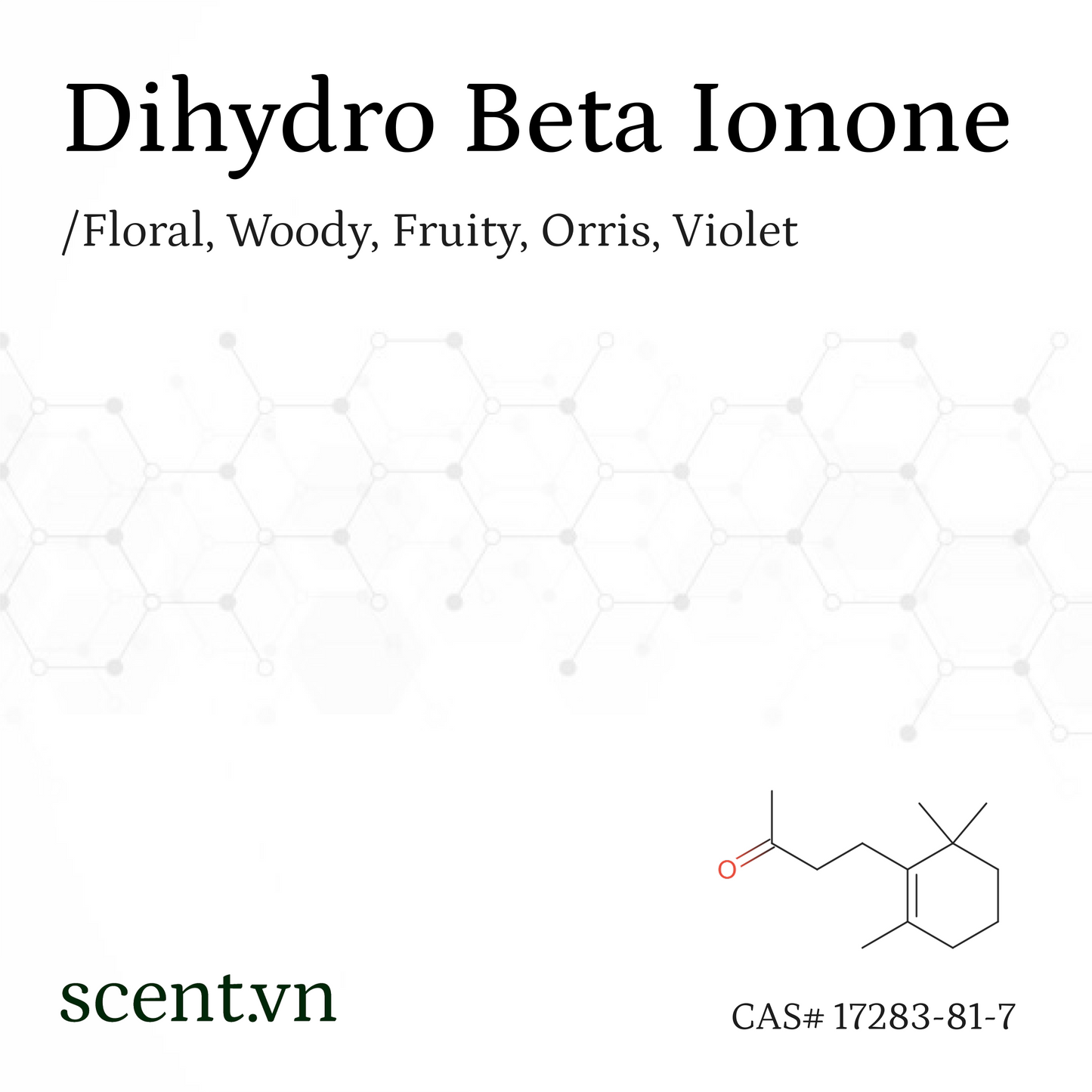 Chất thơm Dihydro Beta Ionone CAS# 17283-81-7