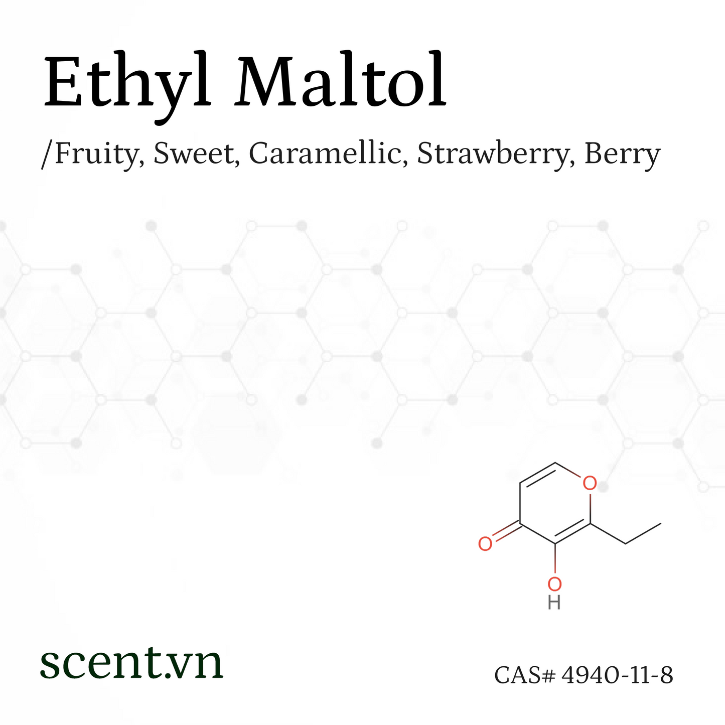 Ethyl Maltol Aroma Chemical CAS# 4940-11-8