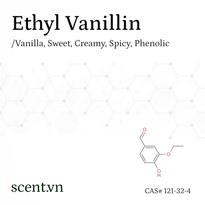 Ethyl Vanillin Aroma Chemical CAS# 121-32-4