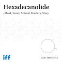 Chất thơm Hexadecanolide aka. Juniper Lactone Hexadecanolactone CAS# 109-29-5