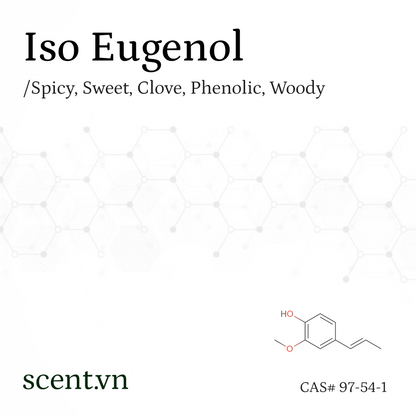 Chất thơm Iso Eugenol CAS# 97-54-1 / 5932-68-3