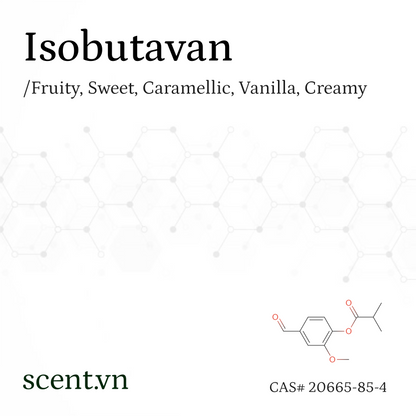 Isobutavan aka. Vanillin Isobutyrate Aroma Chemical CAS# 20665-85-4