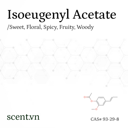 Chất thơm Isoeugenyl Acetate CAS# 93-29-8