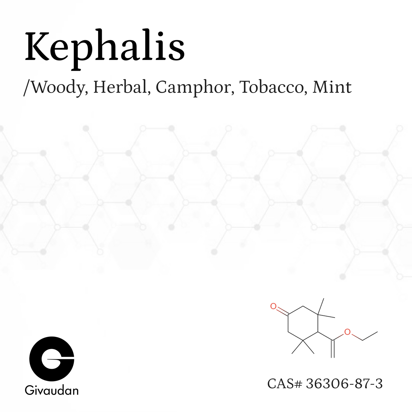 Kephalis Aroma Chemical CAS# 36306-87-3