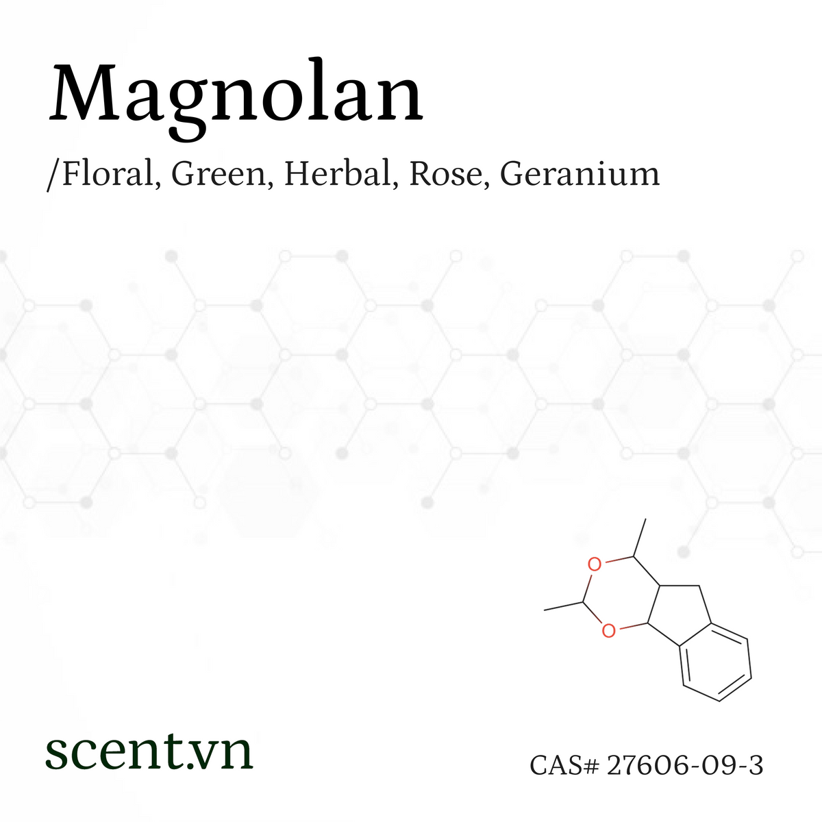 Magnolan aka. Magnolia Indene Aroma Chemical CAS# 27606-09-3