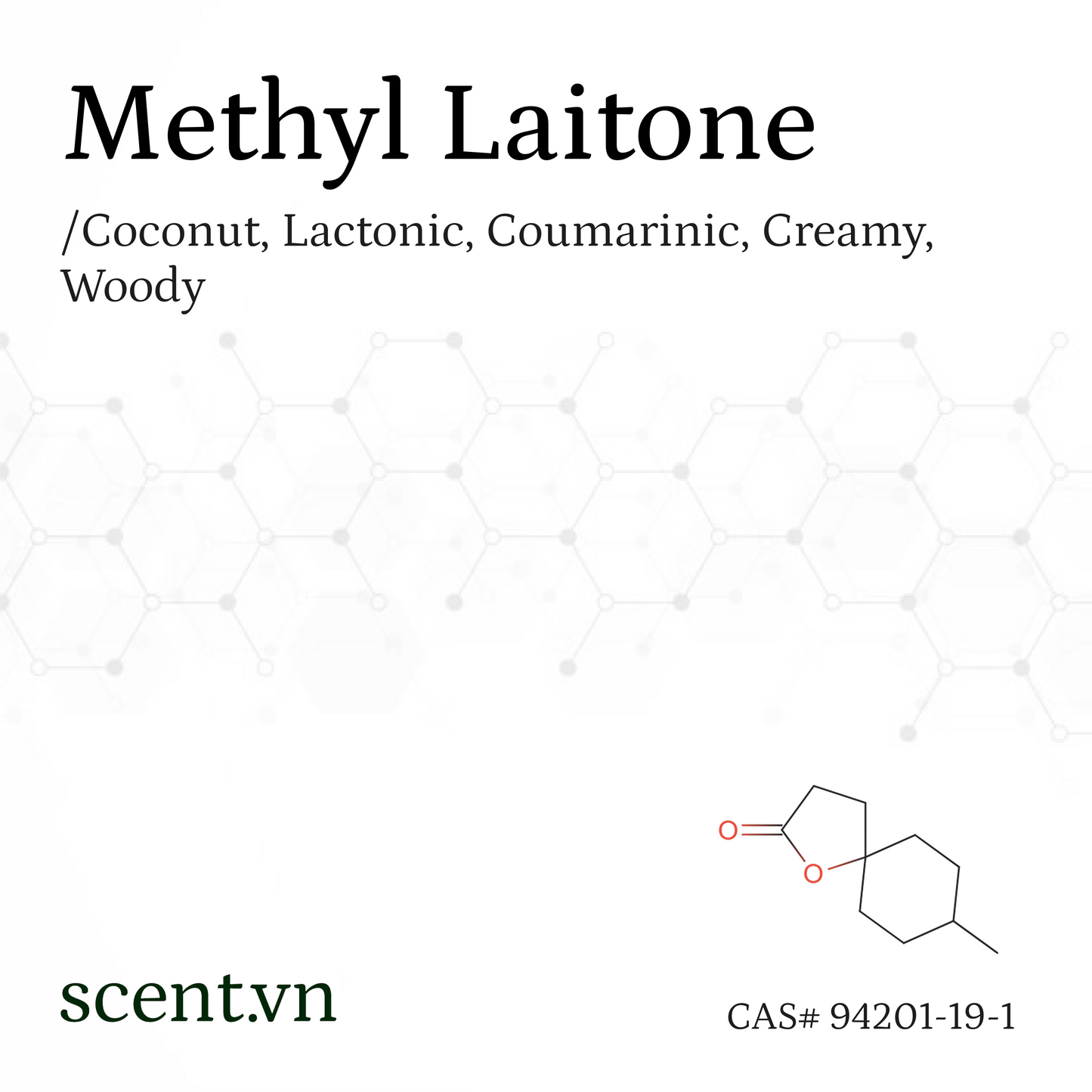 Methyl Laitone aka. Coconut Decanone Methyl Aroma Chemical CAS# 94201-19-1