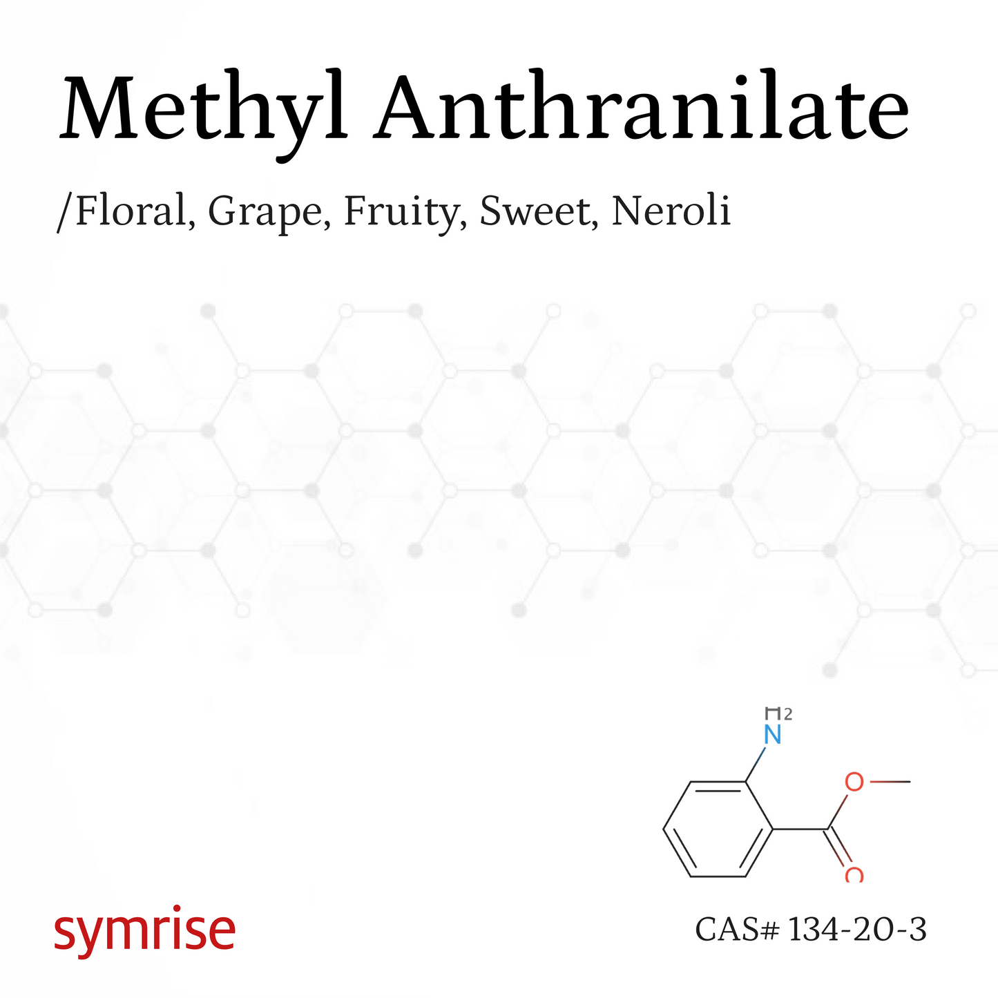Methyl Anthranilate Aroma Chemical CAS# 134-20-3