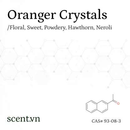 Oranger Crystals aka. Methyl Beta Napthyl Ketone Aroma Chemical CAS# 93-08-3