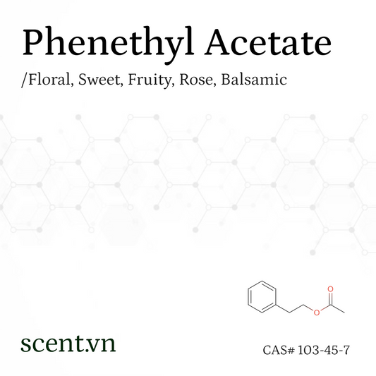 Phenethyl Acetate a.k.a Phenyl Ethyl Acetate Aroma Chemical CAS# 103-45-7