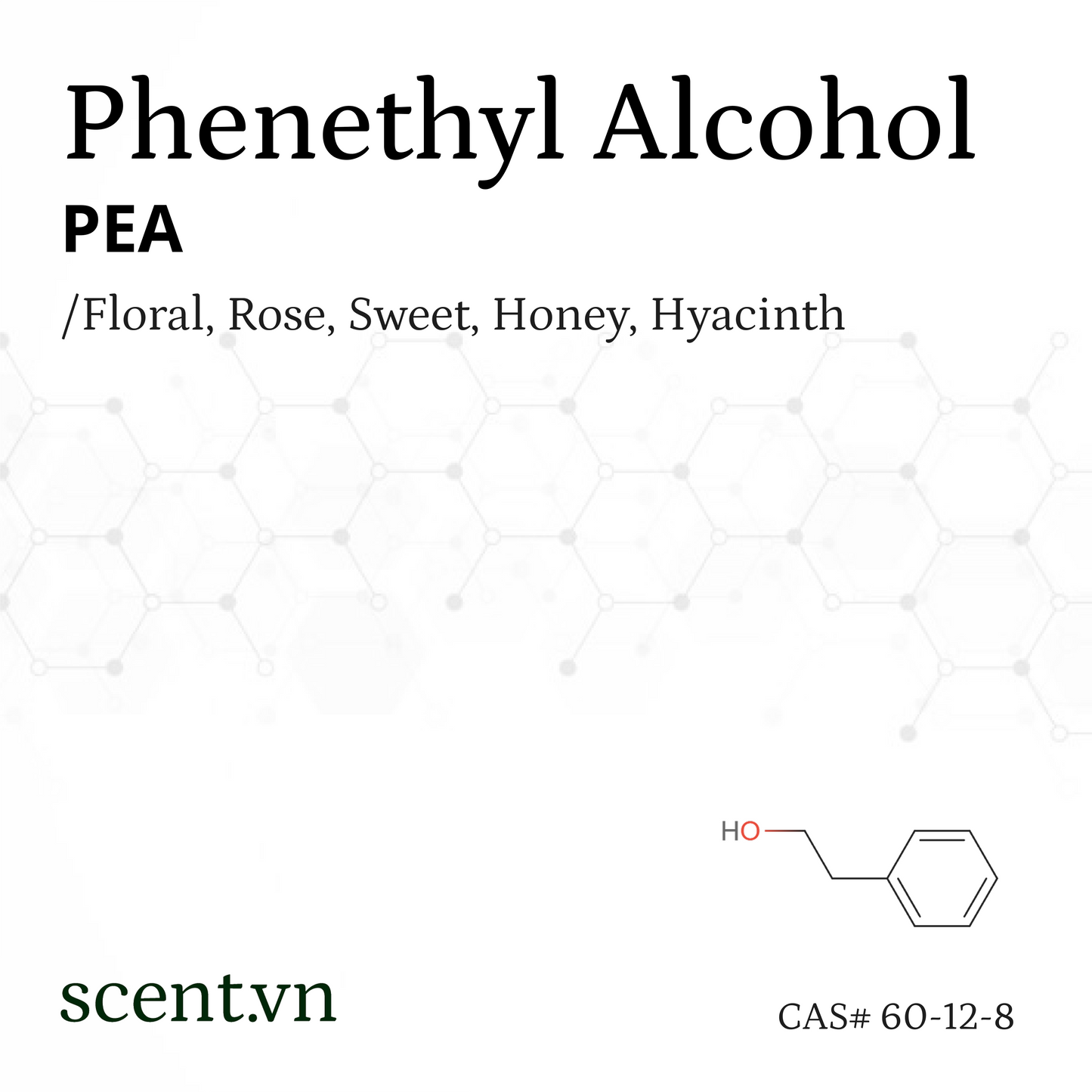 Phenethyl Alcohol PEA a.k.a Phenyl Ethyl Alcohol Aroma Chemical CAS# 60-12-8