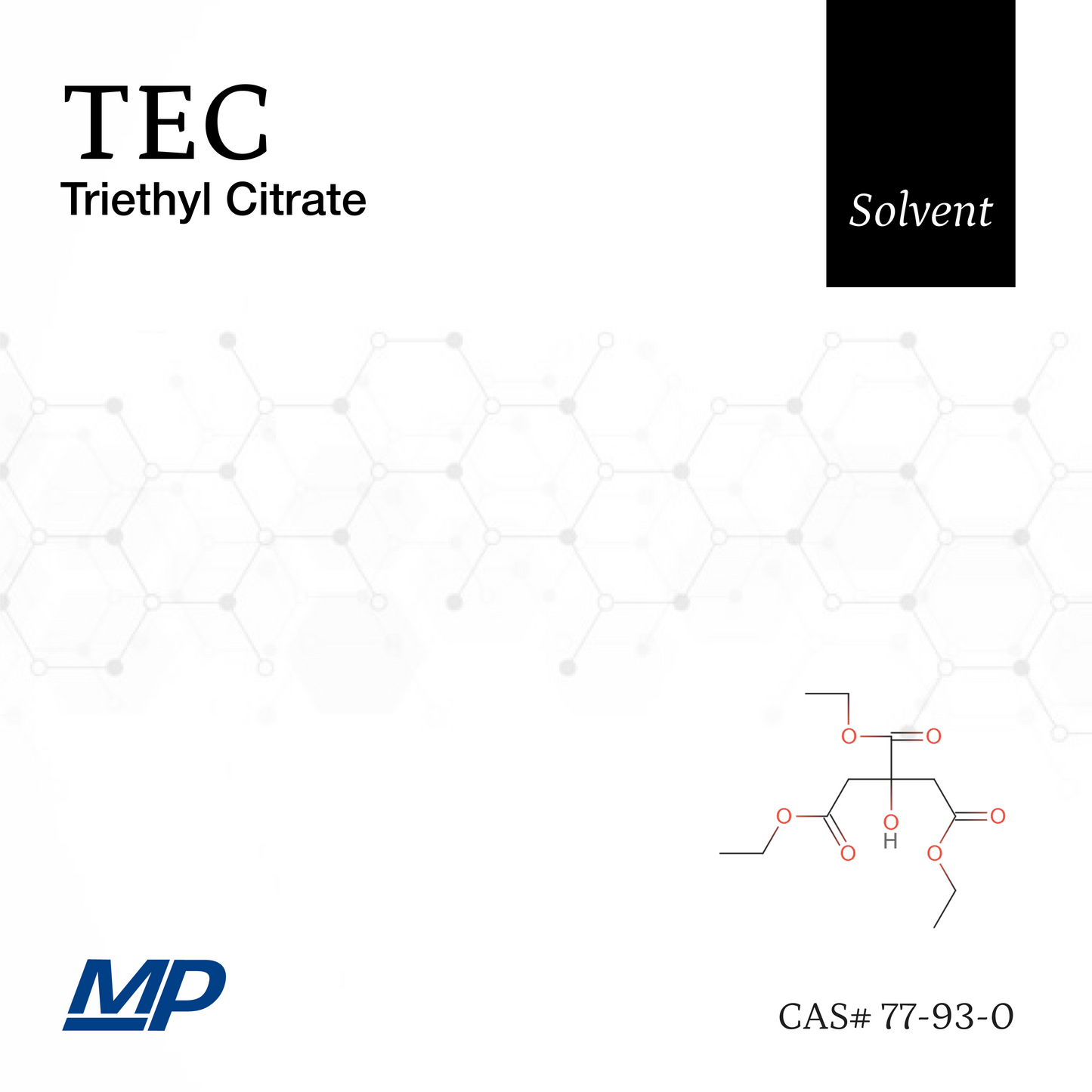 Triethyl Citrate TEC Solvent CAS# 77-93-0