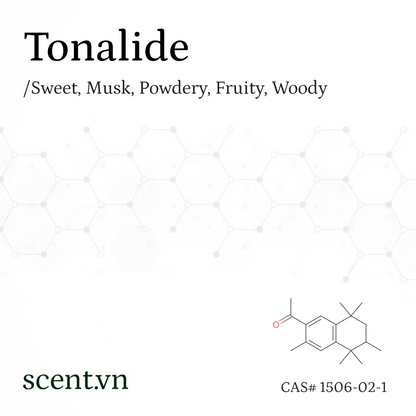 Chất thơm Tonalide aka. AHTN alt. Fixolide CAS# 1506-02-1 / 21145-77-7